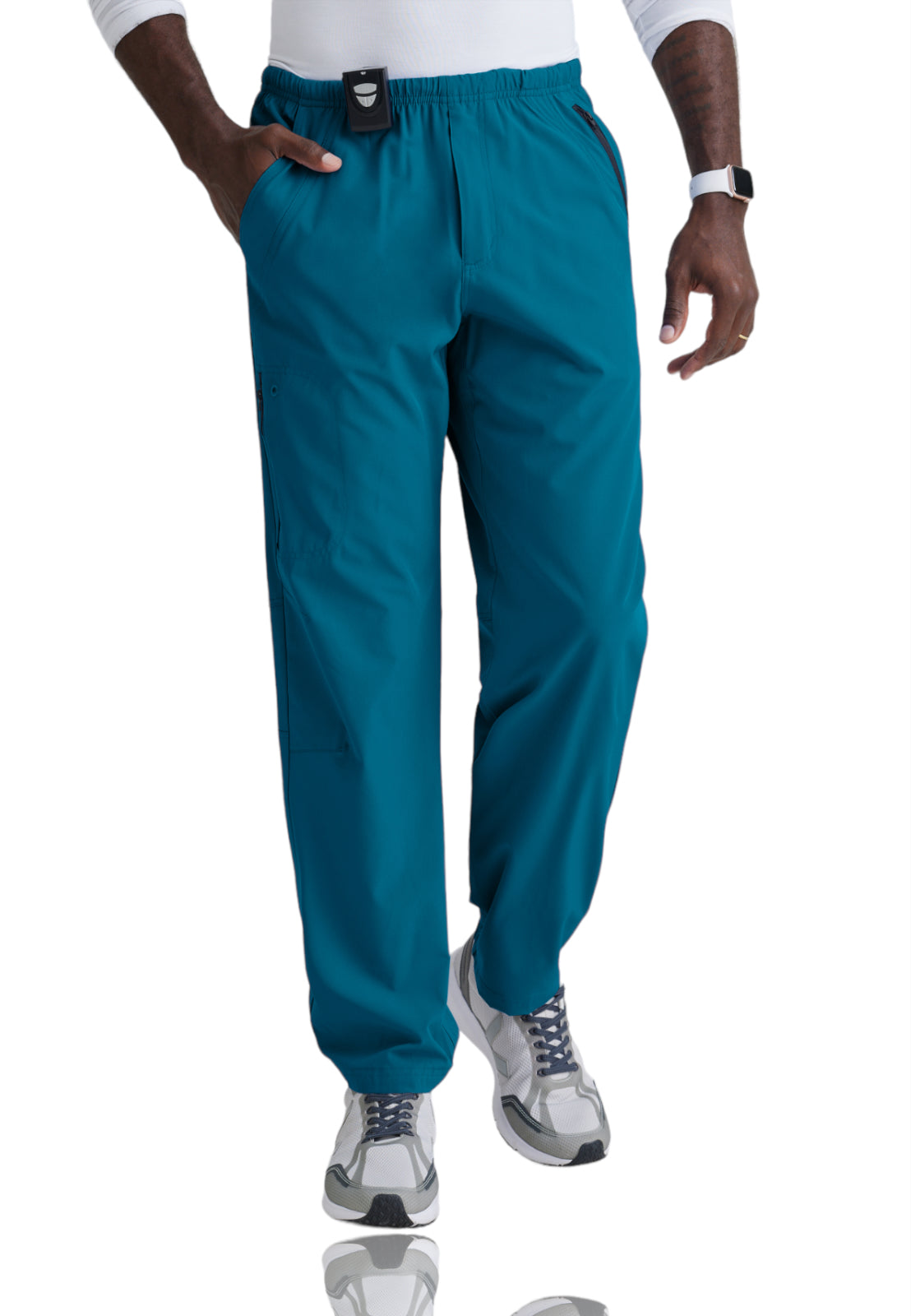 Men's 7 Pockets 4-Way Stretch Fabric Amplify Scrub Pant - 0217 - Bahama