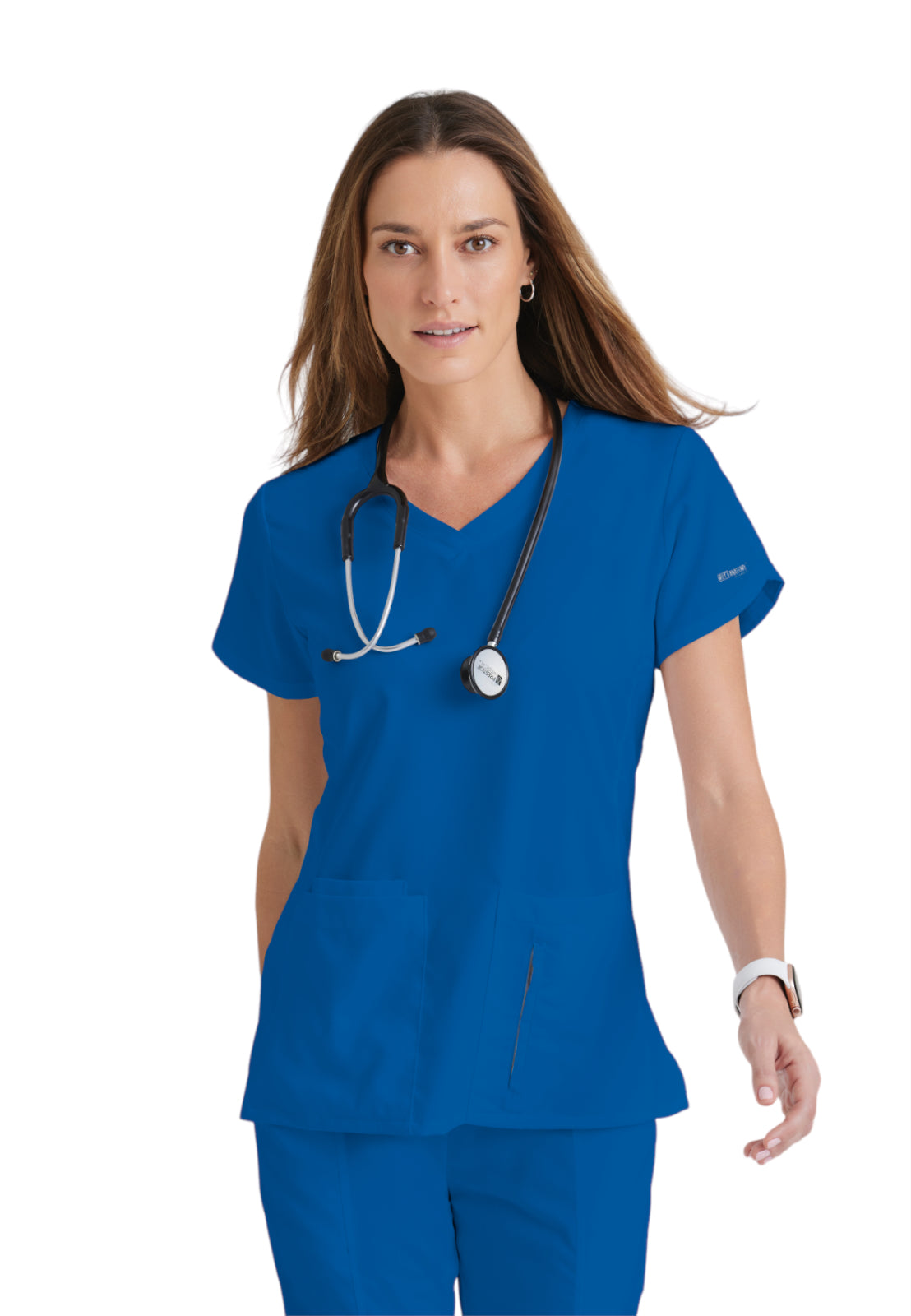 Women's V-Neck Cora Scrub Top - 41423 - New Royal