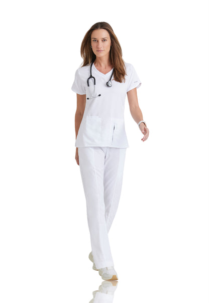Women's V-Neck Cora Top - 41423 - White