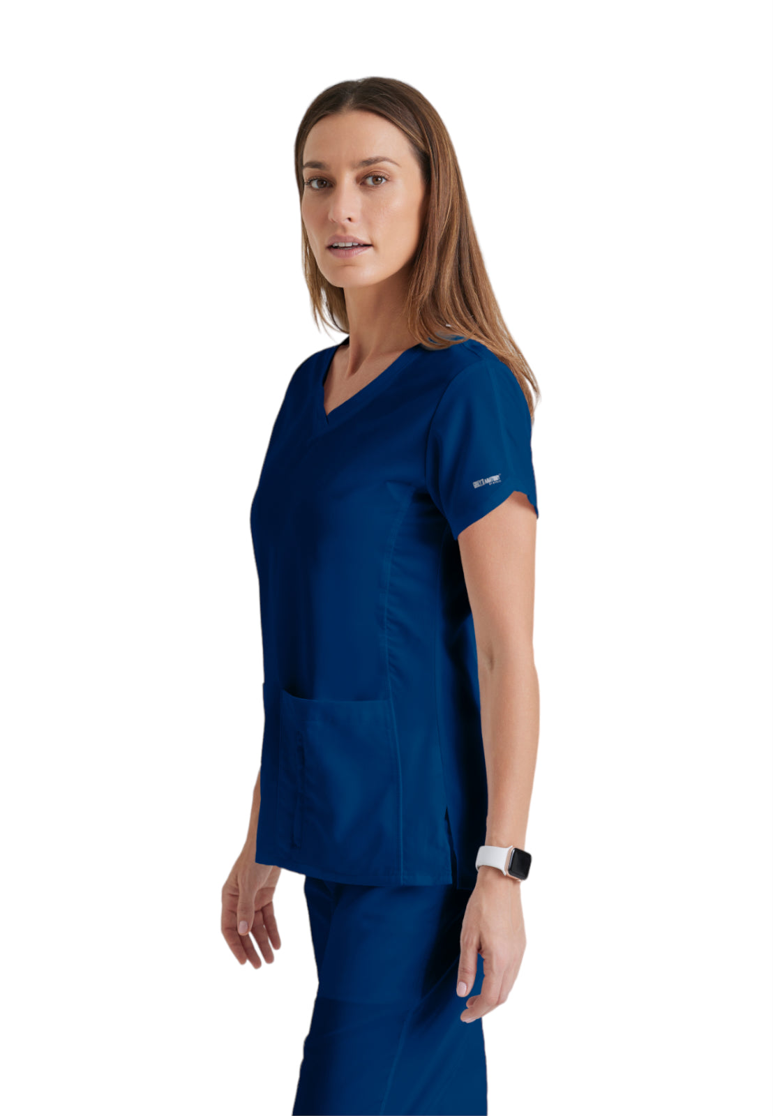 Women's V-Neck Cora Scrub Top - 41423 - Indigo (Navy)