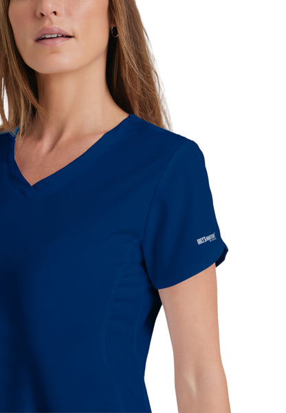 Women's V-Neck Cora Scrub Top - 41423 - Indigo (Navy)