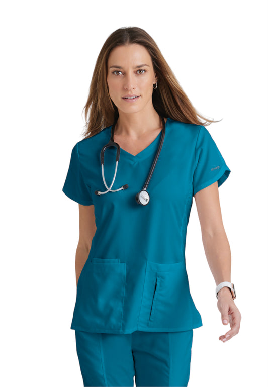 Women's V-Neck Cora Scrub Top - 41423 - Bahama