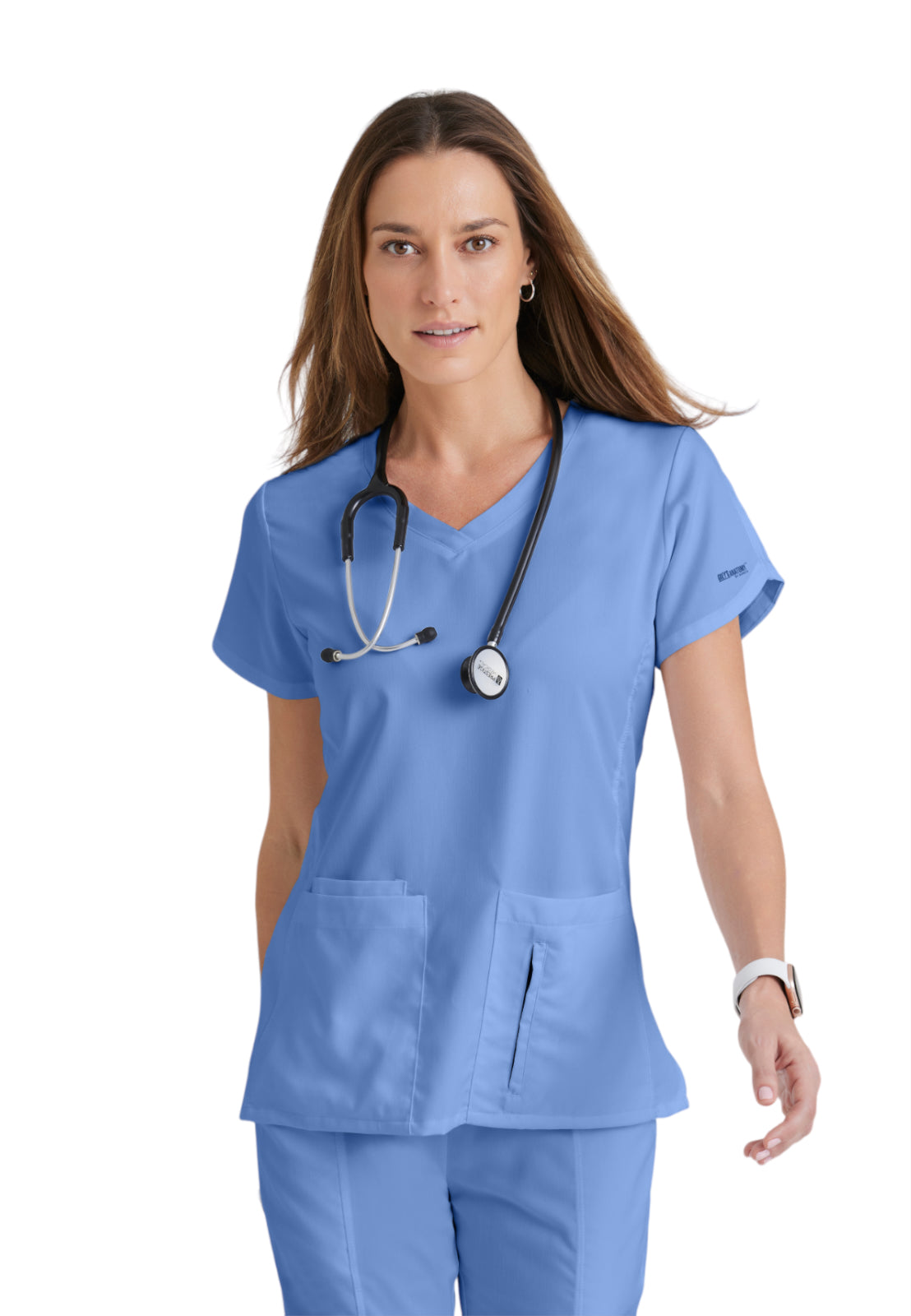 Women's V-Neck Cora Scrub Top - 41423 - Ciel Blue