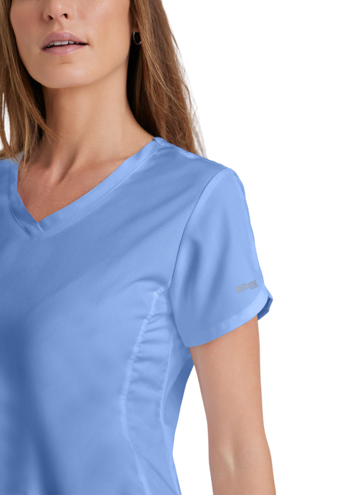 Women's V-Neck Cora Scrub Top - 41423 - Ciel Blue