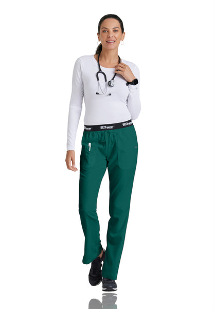 Women's Drawcord Aubrey Scrub Pant - 4275 - Hunter Green