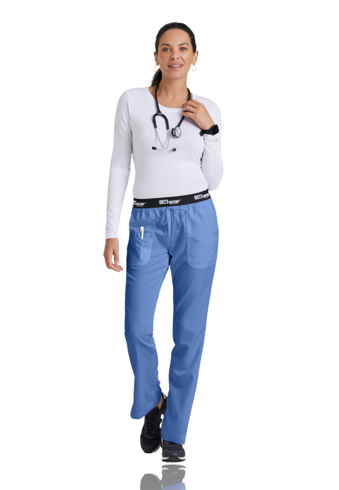 Women's Drawcord Aubrey Scrub Pant - 4275 - Ciel Blue