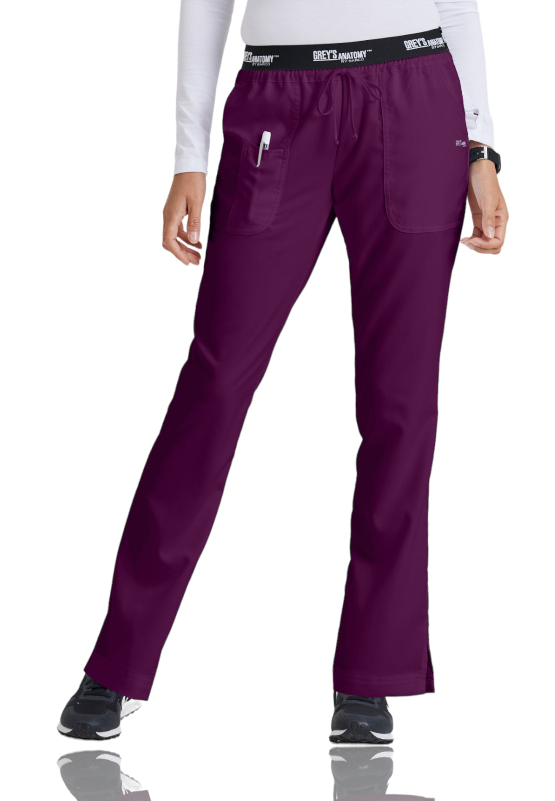 Women's Drawcord Aubrey Scrub Pant - 4275 - Wine