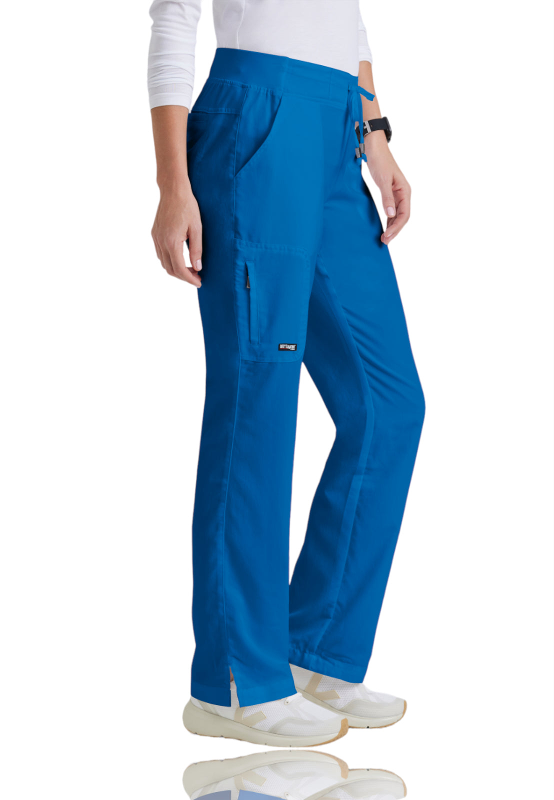 Women's Double Cargo Back Pockets Mia Scrub Pant - 4277 - New Royal