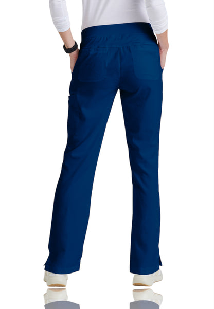 Women's Double Cargo Back Pockets Mia Scrub Pant - 4277 - Indigo (Navy)