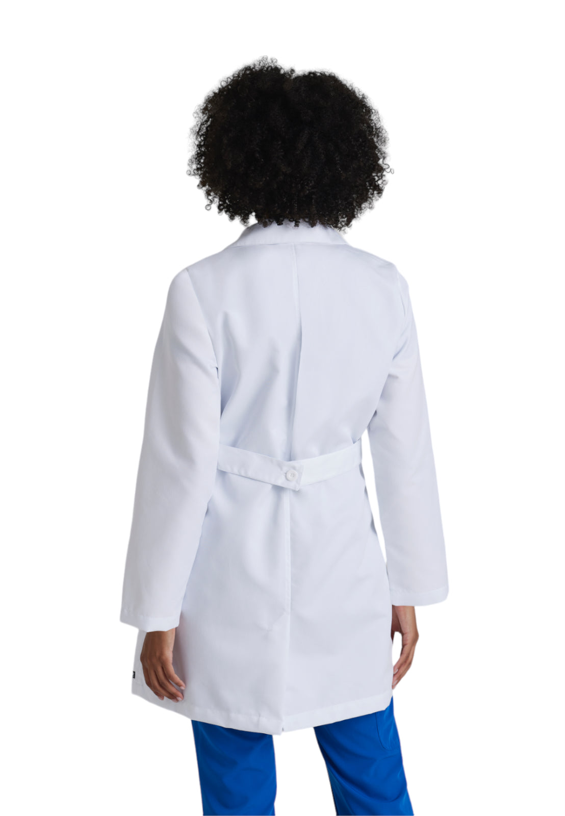 Women's Princess Seam Lily Lab Coat - 4481 - White