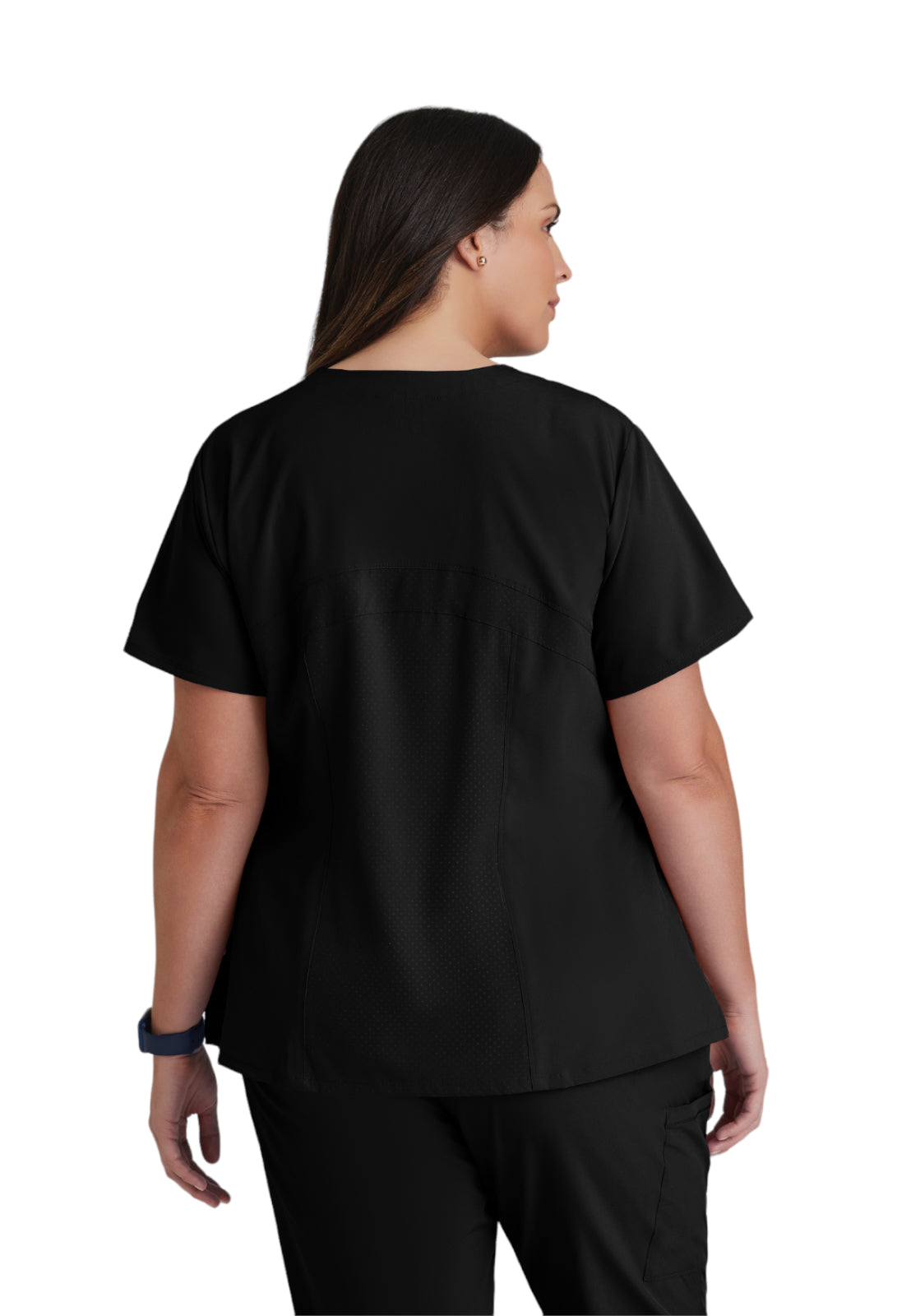 Women's V-Neck Pulse Top - 5106 - Black
