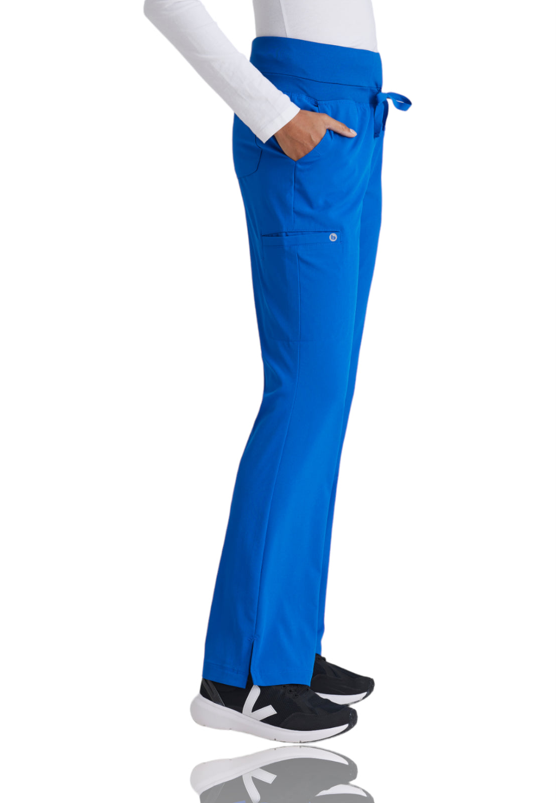 Women's Cargo Pocket Stride Scrub Pant - 5206 - New Royal