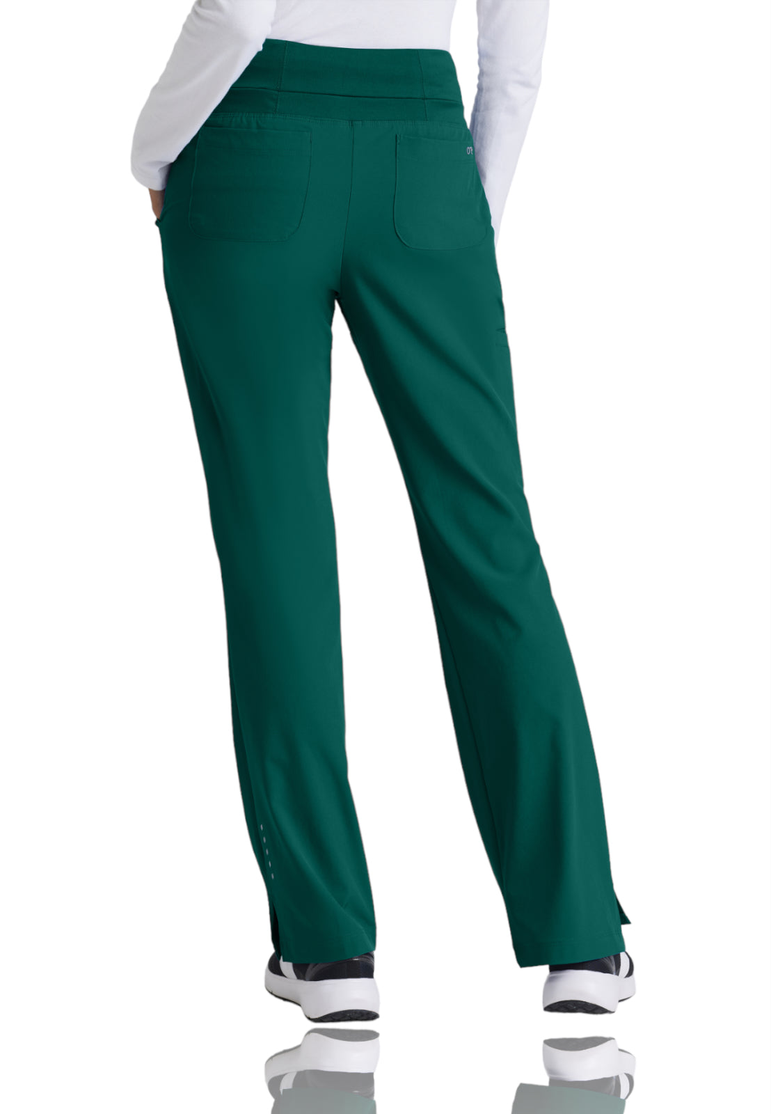 Women's Cargo Pocket Stride Scrub Pant - 5206 - Hunter Green