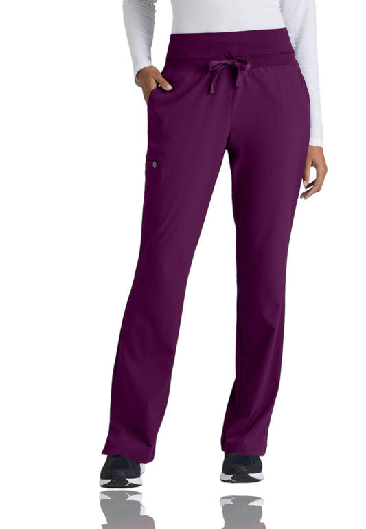 Women's Cargo Pocket Stride Scrub Pant - 5206 - Wine