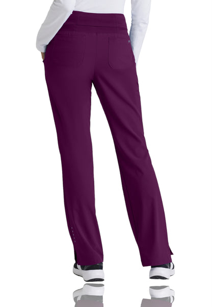 Women's Cargo Pocket Stride Scrub Pant - 5206 - Wine