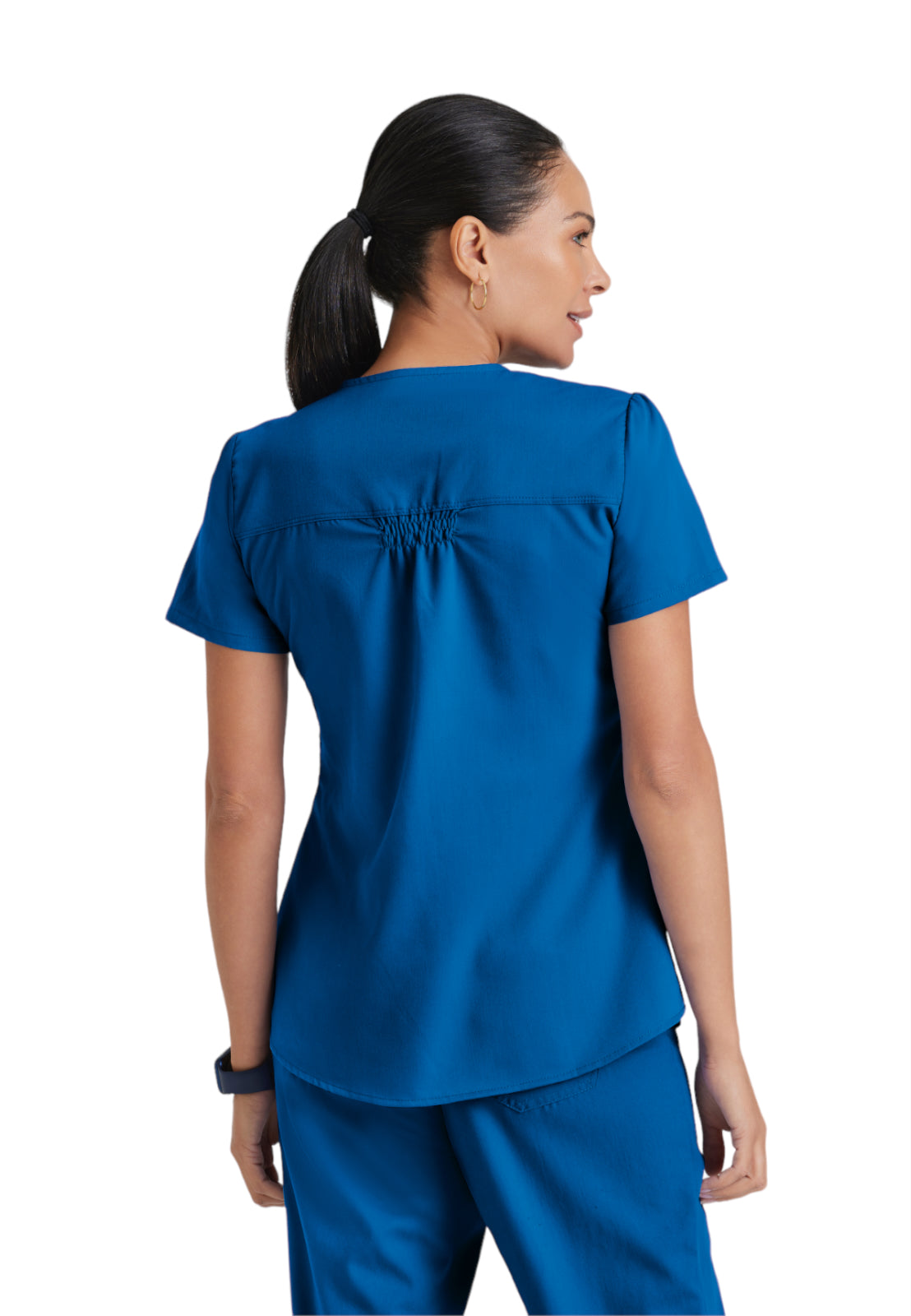 Women's V-Neck Aubrey Scrub Top - 71166 - New Royal