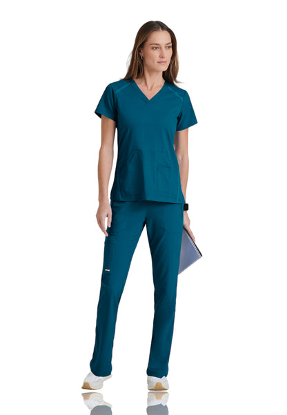 Women's V-Neck Elevate Scrub Top - 7188 - Bahama