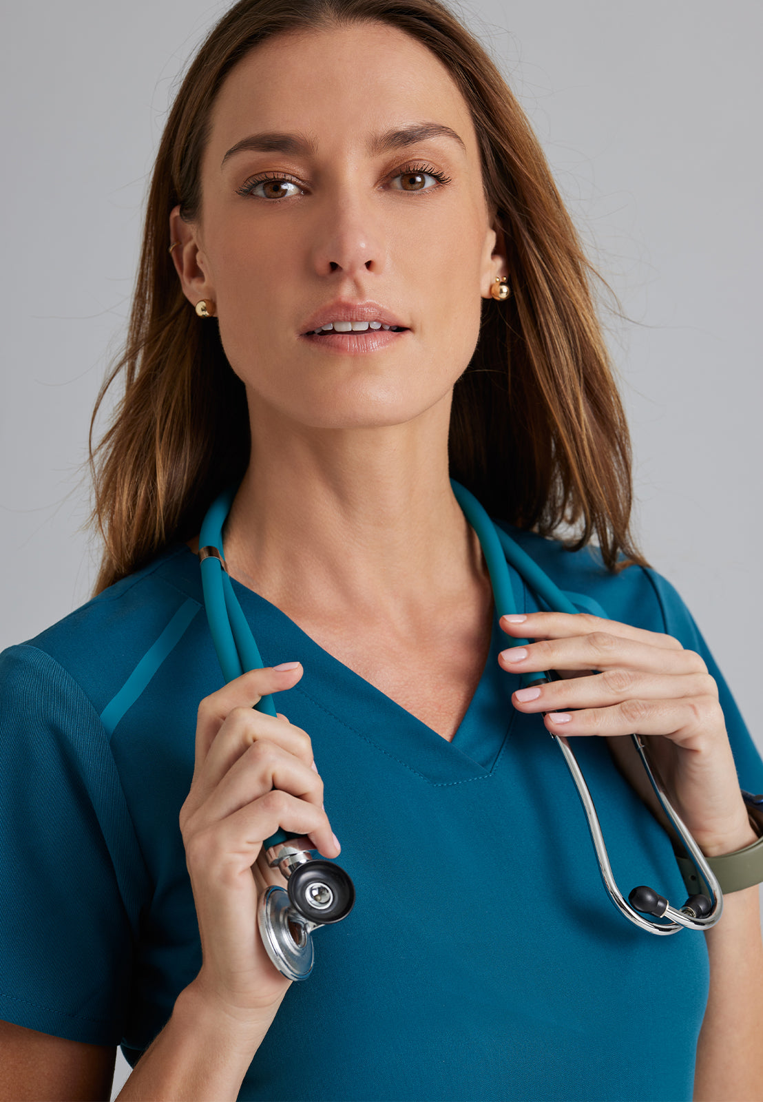 Women's V-Neck Elevate Scrub Top - 7188 - Bahama