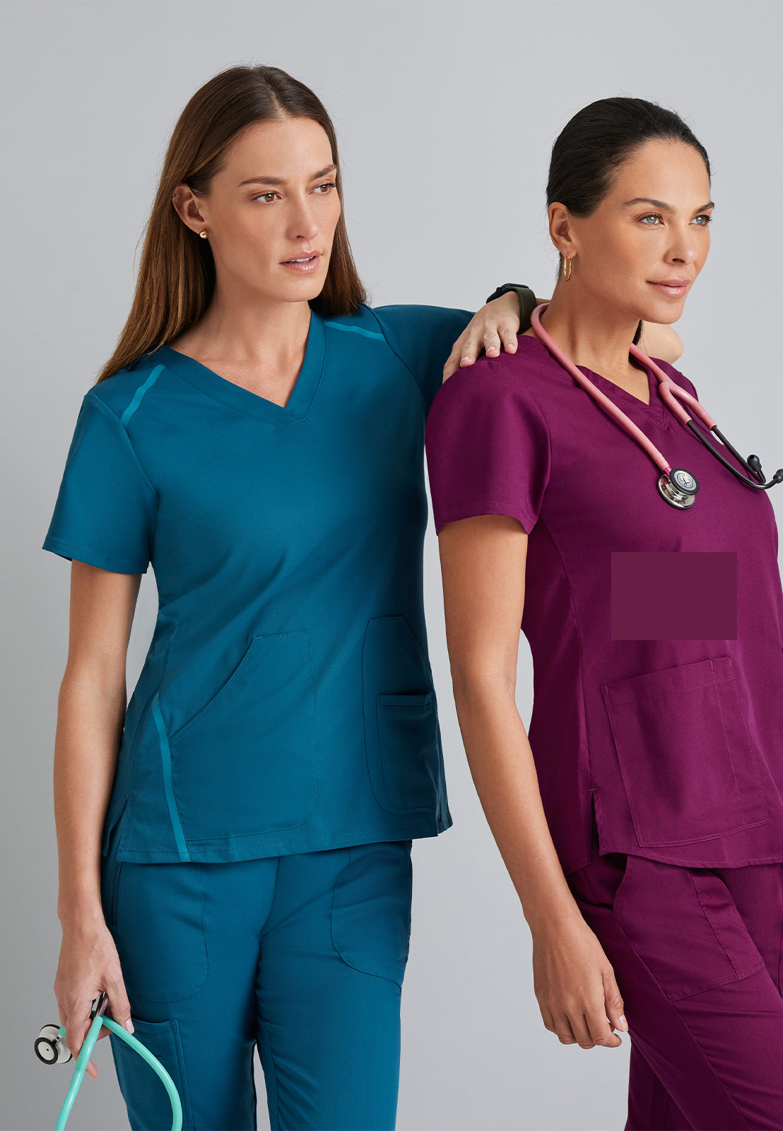 Women's V-Neck Elevate Scrub Top - 7188 - Bahama