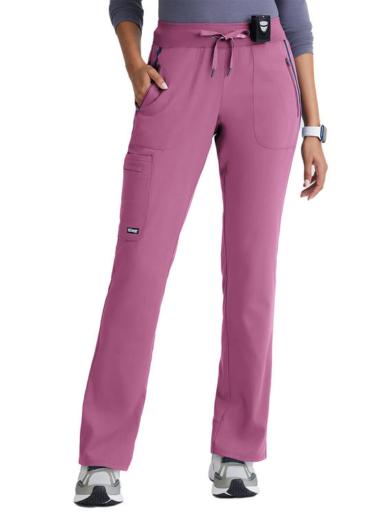 Women's Hidden Welt Pocket Elevate Scrub Pant - 7228 - Pink Topaz