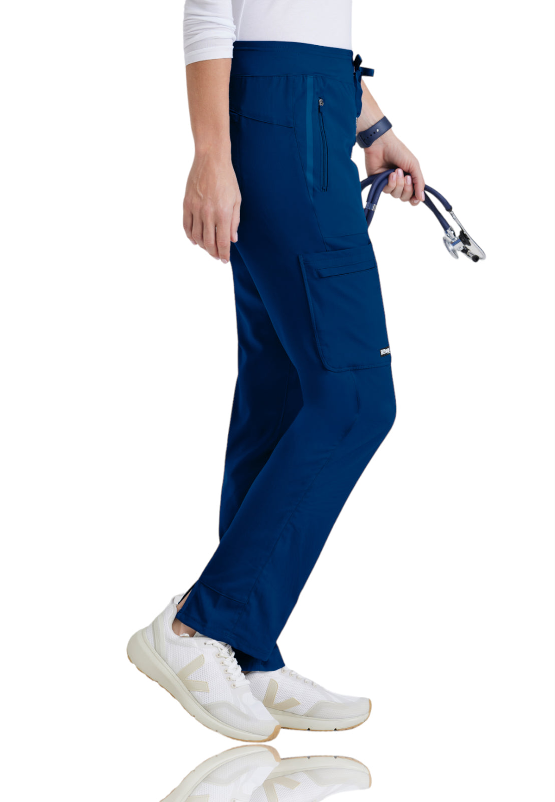 Women's Hidden Welt Pocket Elevate Scrub Pant - 7228 - Indigo (Navy)