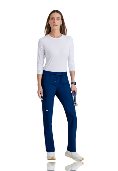 Women's Hidden Welt Pocket Elevate Scrub Pant - 7228 - Indigo (Navy)