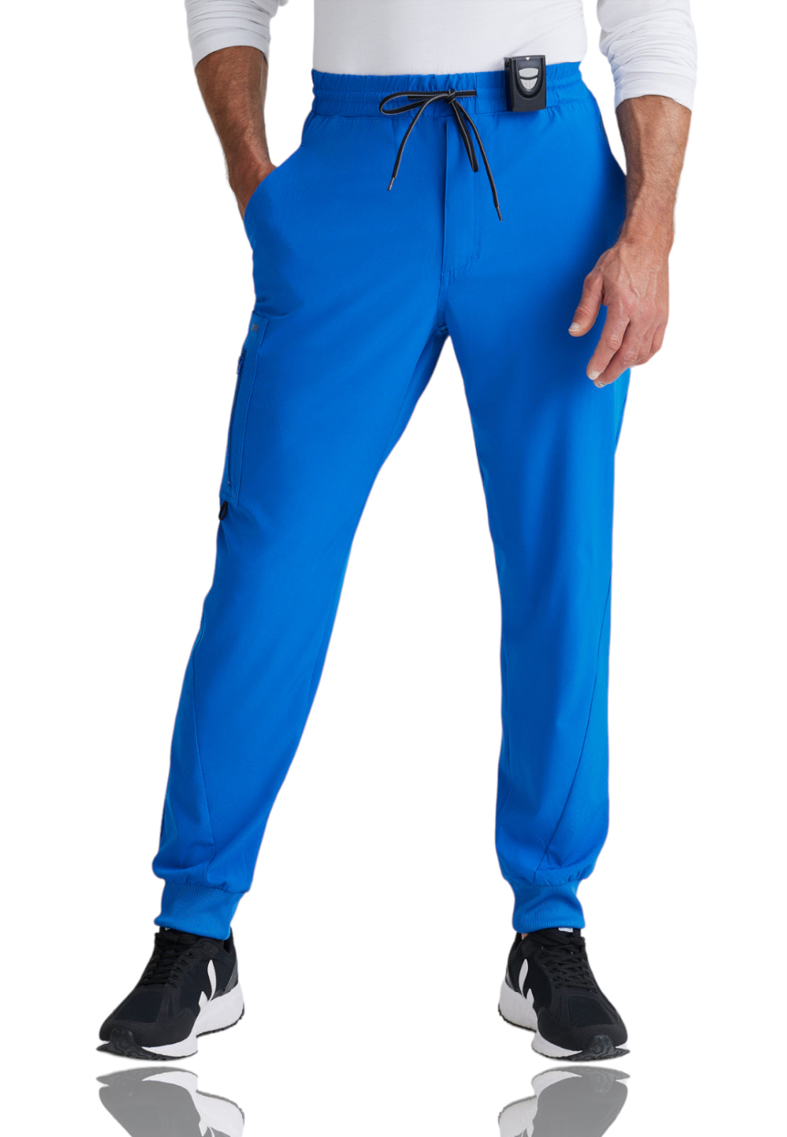 Men's Perforated Side Panels Vortex Jogger Scrub Pant - BOP520 - New Royal