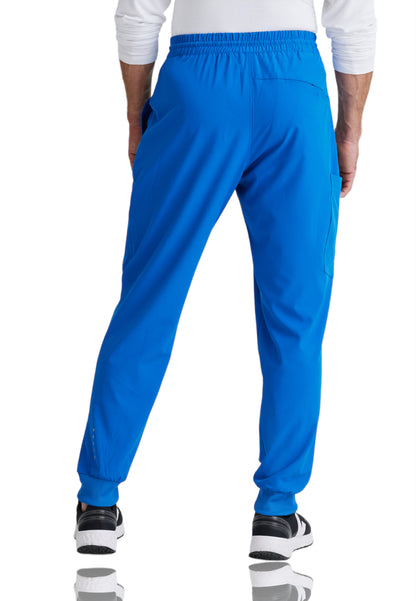 Men's Perforated Side Panels Vortex Jogger Scrub Pant - BOP520 - New Royal