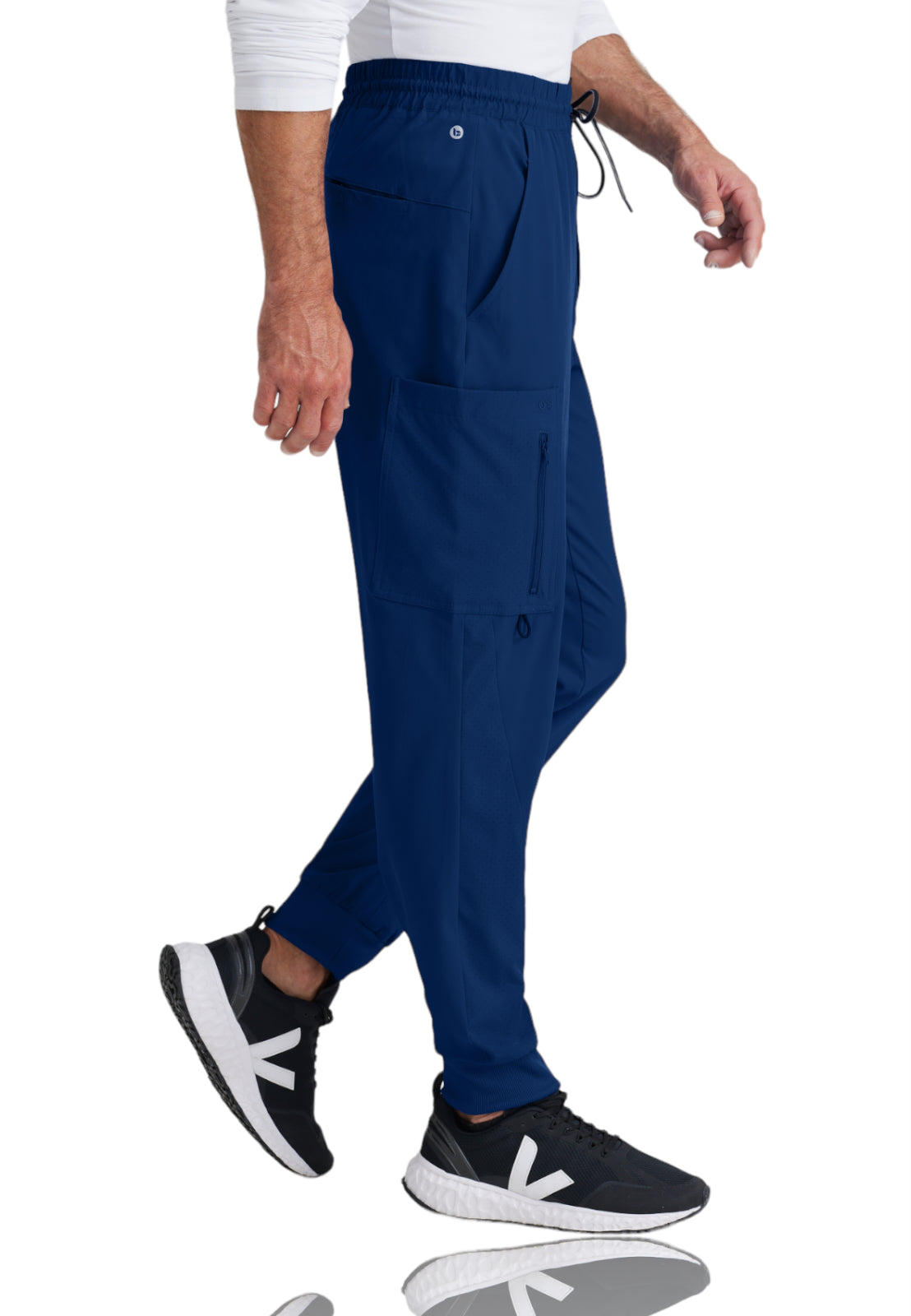 Men's Perforated Side Panels Vortex Jogger Pant - BOP520 - Indigo (Navy)