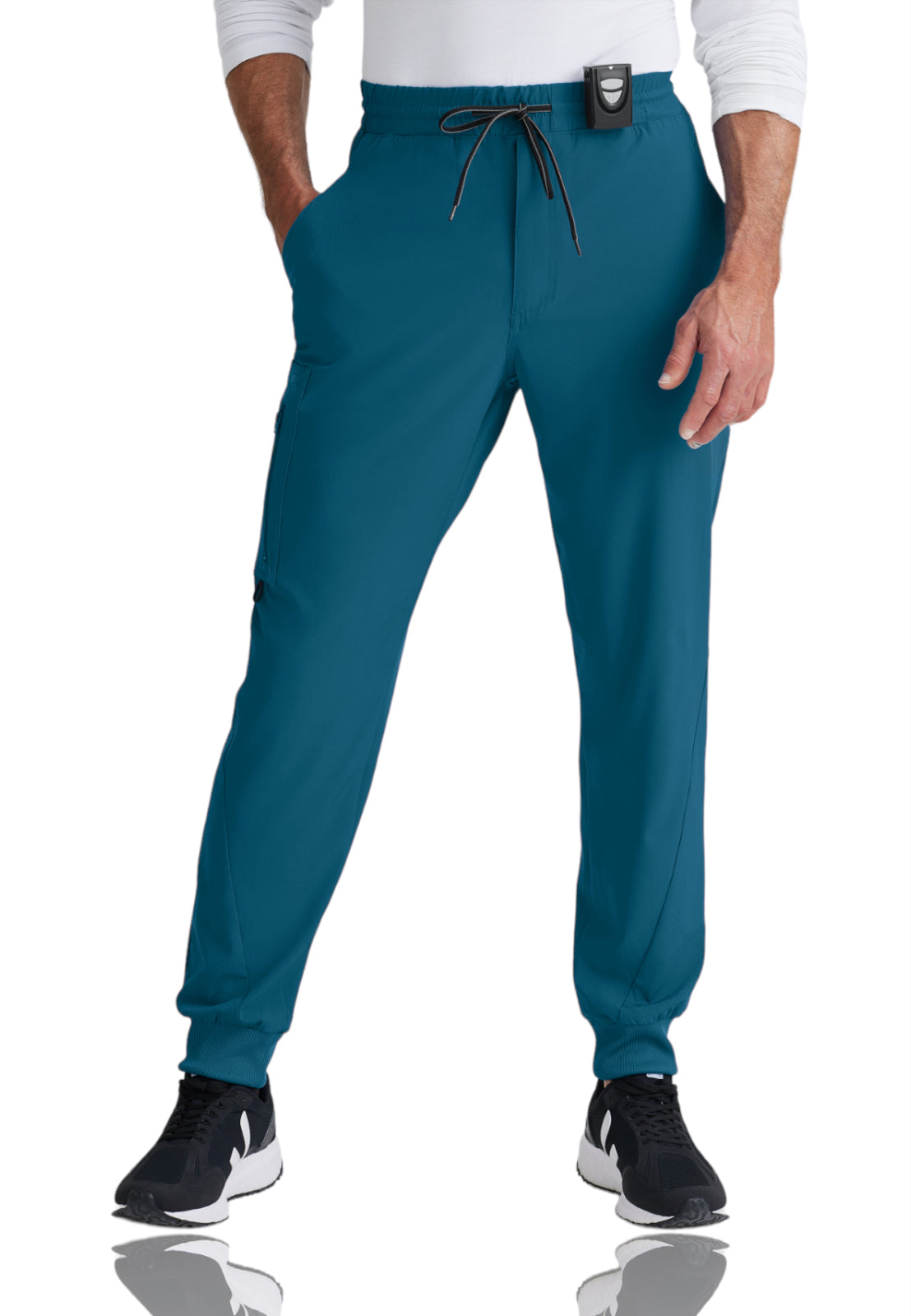 Men's Perforated Side Panels Vortex Jogger Scrub Pant - BOP520 - Bahama