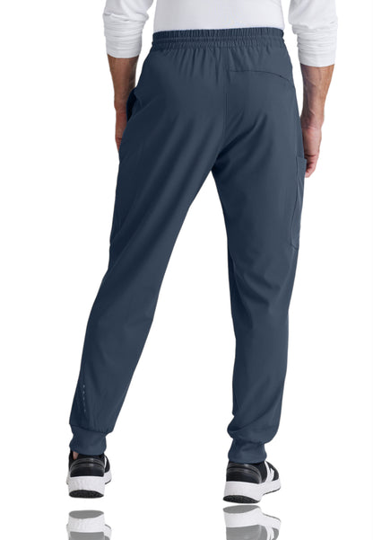 Men's Perforated Side Panels Vortex Jogger Scrub Pant - BOP520 - Steel