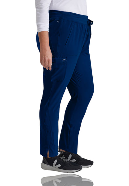 Women's Yoga-Style Uplift Pant - BOP597 - Indigo (Navy)