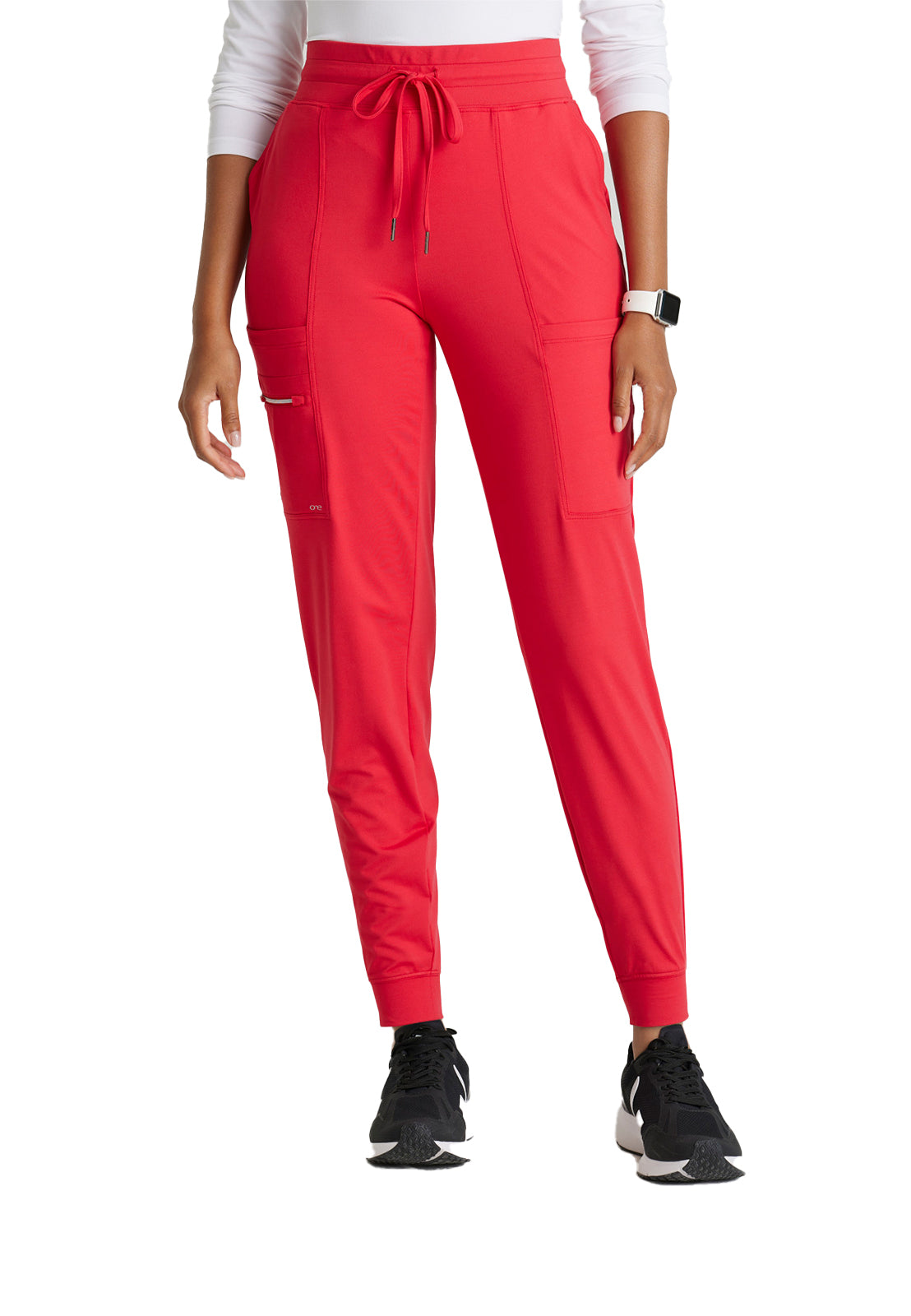 Women's 5 Pocket Drawcord Waistband Jogger Scrub Pant - BOP631 - Grenadine