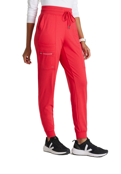 Women's 5 Pocket Drawcord Waistband Jogger Scrub Pant - BOP631 - Grenadine