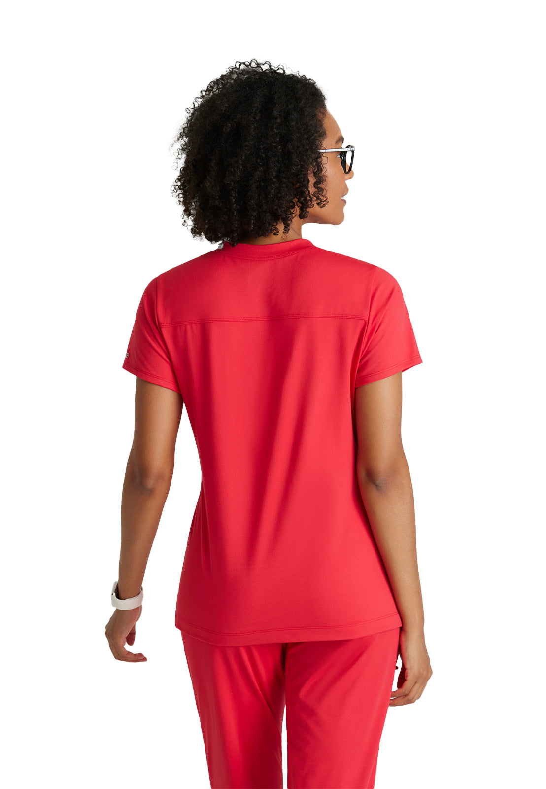 Women's 2 Pocket V-Neck Scrub Top - BOT209 - Grenadine