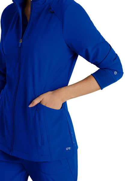 Women's Venture Warm-Up Scrub Jacket - BOW894 - Cobalt