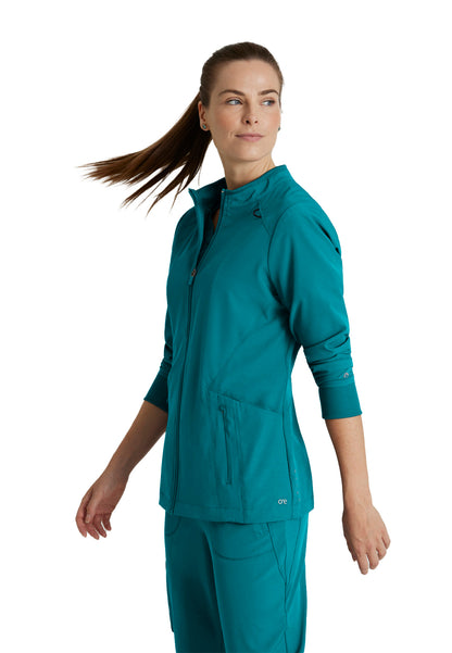 Women's Venture Warm-Up Scrub Jacket - BOW894 - Teal