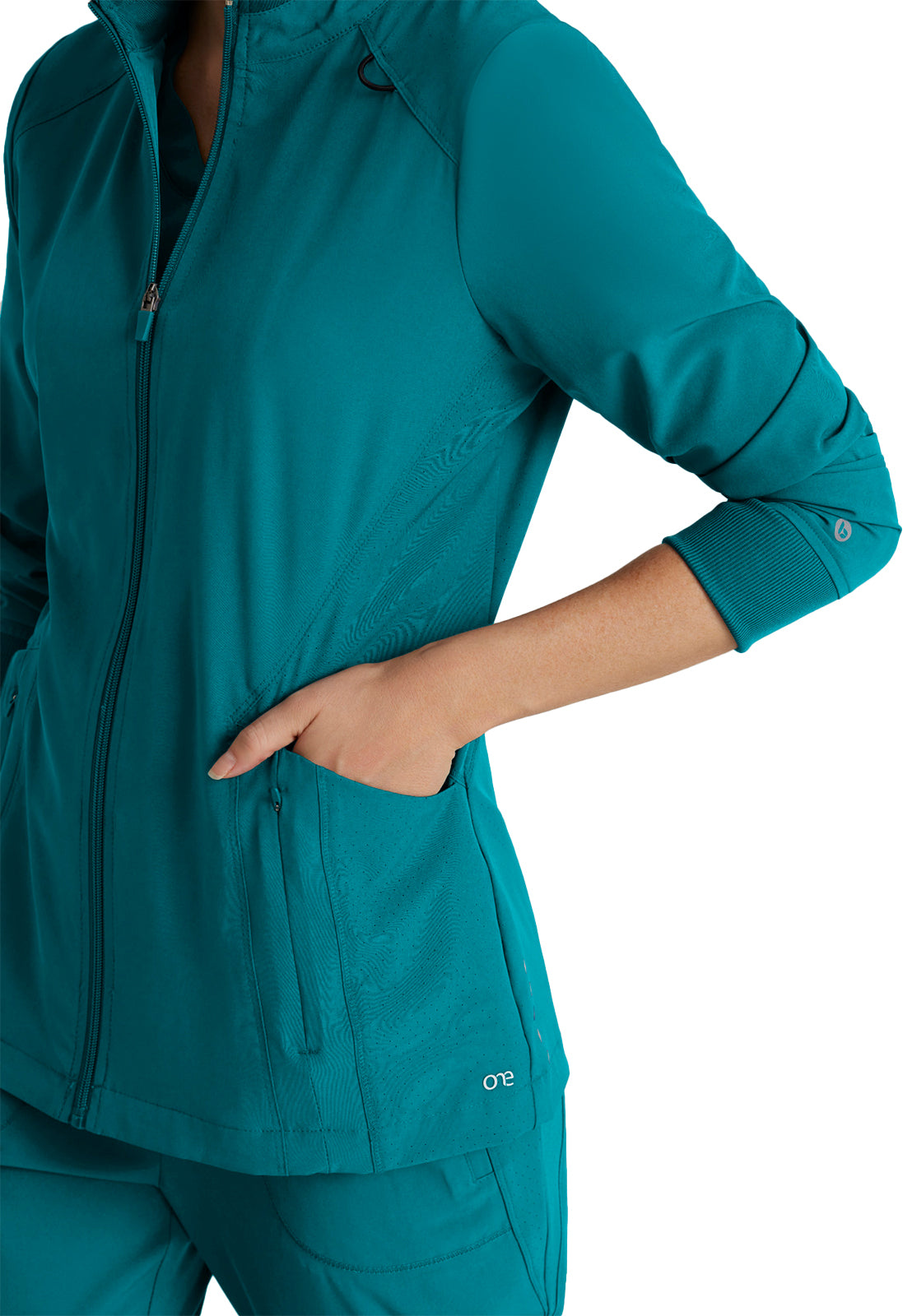 Women's Venture Warm-Up Scrub Jacket - BOW894 - Teal