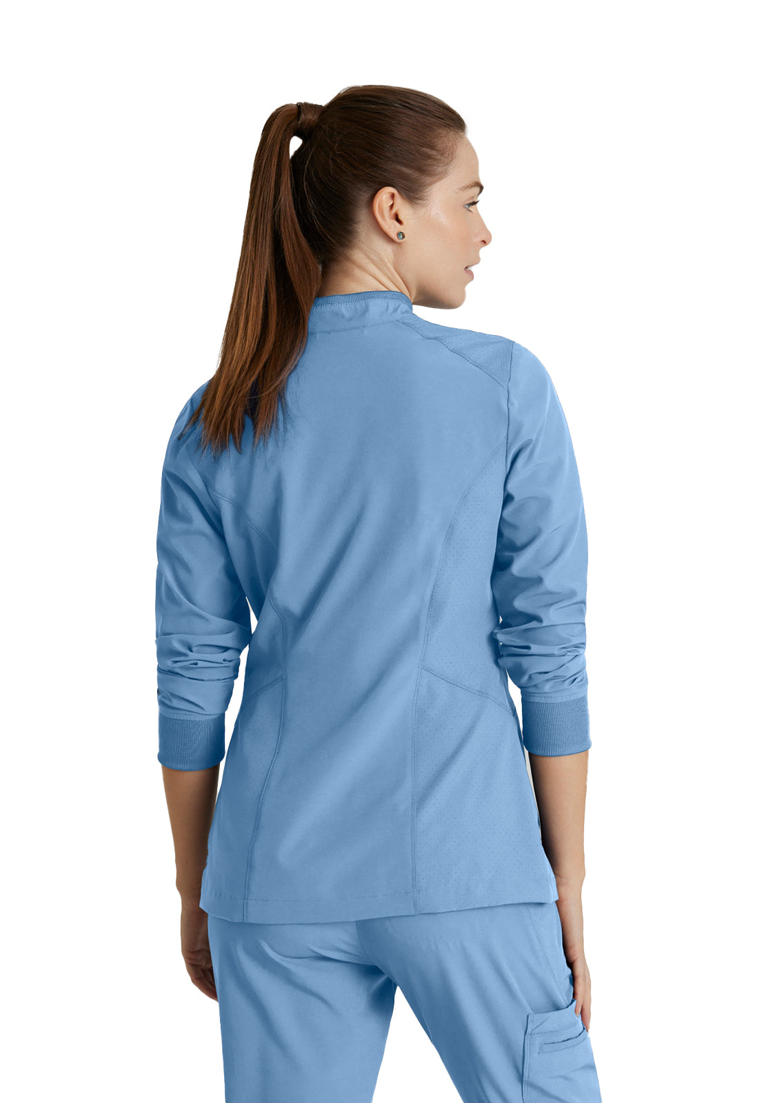 Women's Venture Warm-Up Scrub Jacket - BOW894 - Ciel Blue