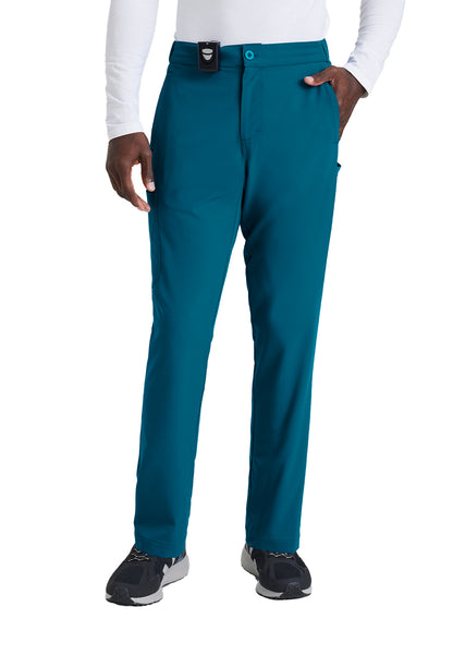 Men's 7 Pocket Button Slim Straight Scrub Pant - BUP628 - Bahama