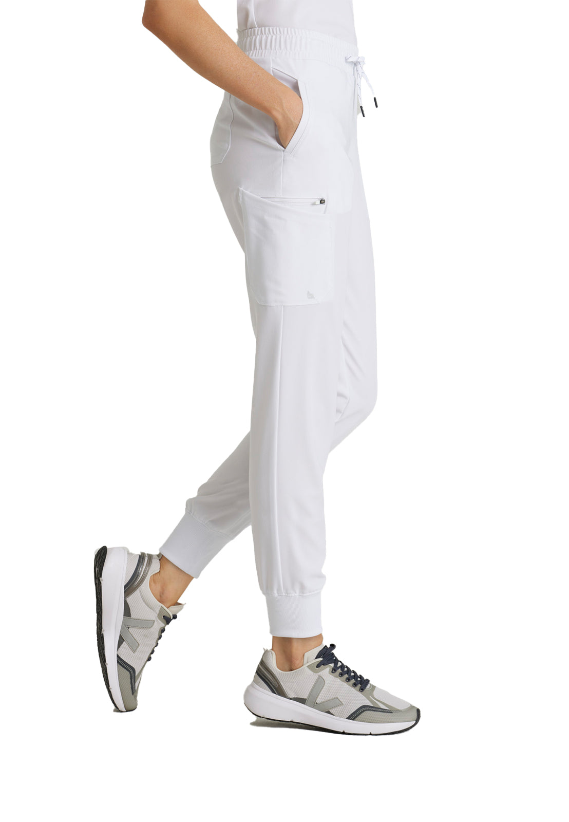 Women's Union Jogger Scrub Pant - BUP647 - White