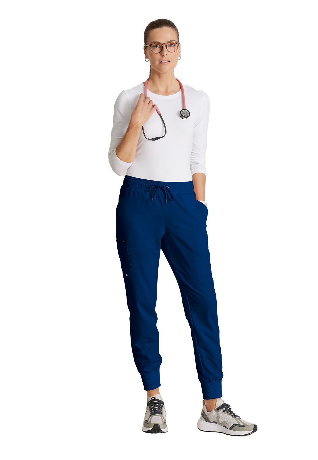 Women's Union Jogger Scrub Pant - BUP647 - Indigo (Navy)