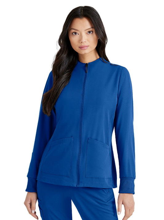 Women's Team Scrub Jacket - BUW884 - New Royal