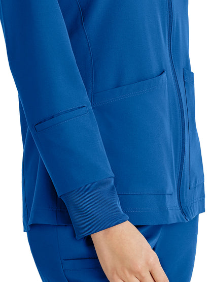 Women's Team Scrub Jacket - BUW884 - New Royal