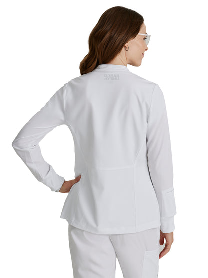 Women's Team Scrub Jacket - BUW884 - White