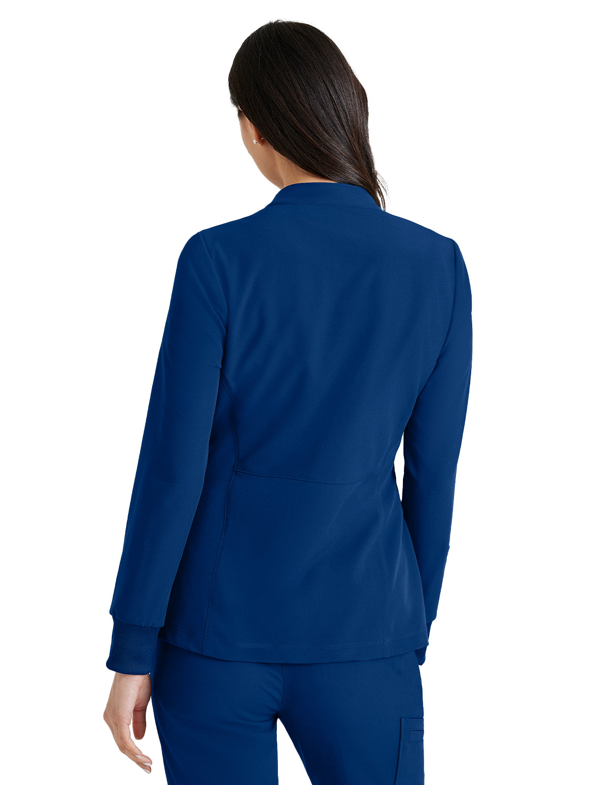 Women's Team Scrub Jacket - BUW884 - Indigo (Navy)