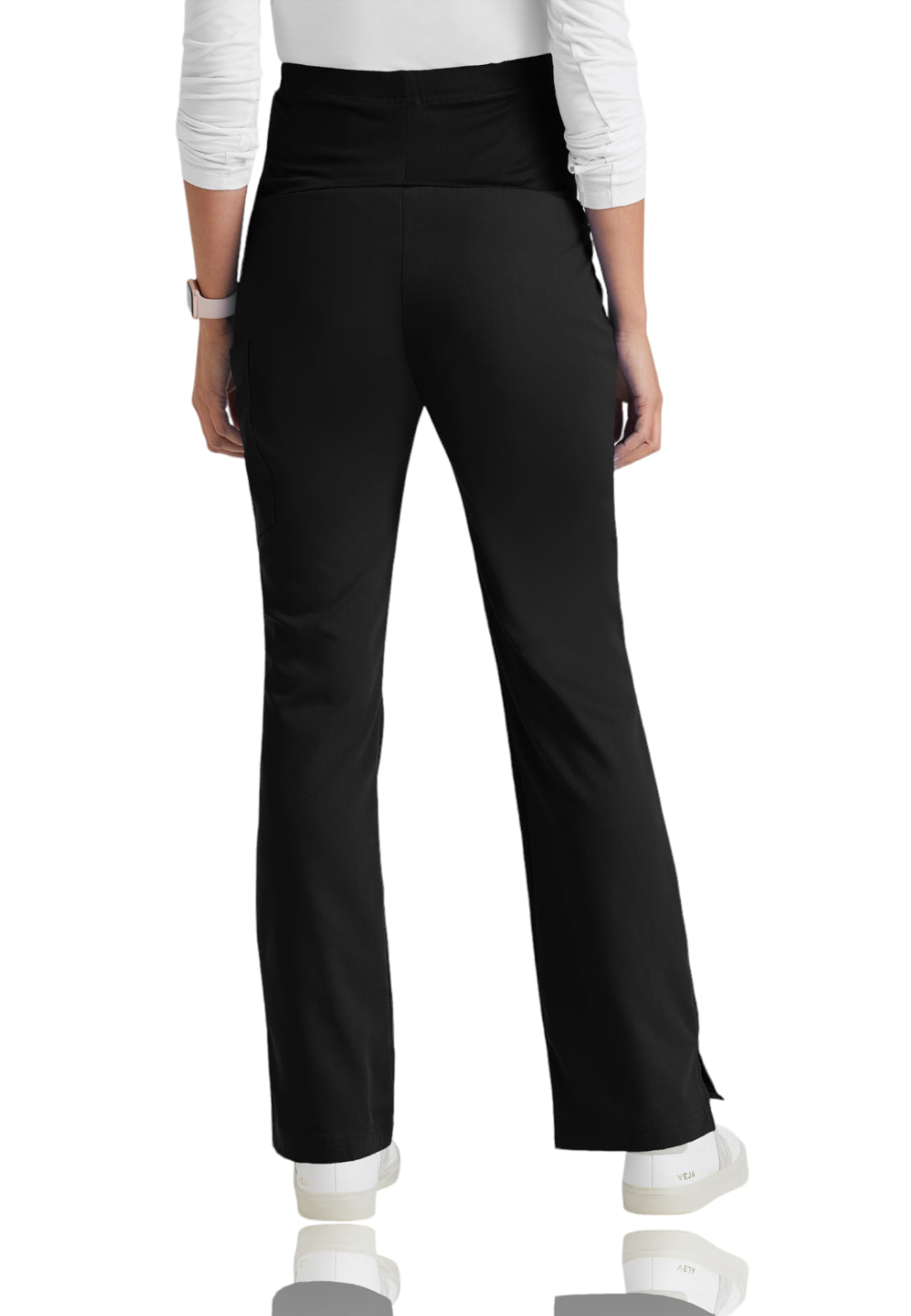 Women's Lilah Maternity Scrub Pant - GRP560 - Black