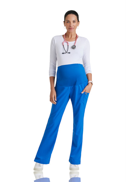 Women's Lilah Maternity Scrub Pant - GRP560 - New Royal