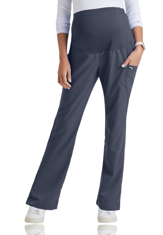 Women's Lilah Maternity Scrub Pant - GRP560 - Steel