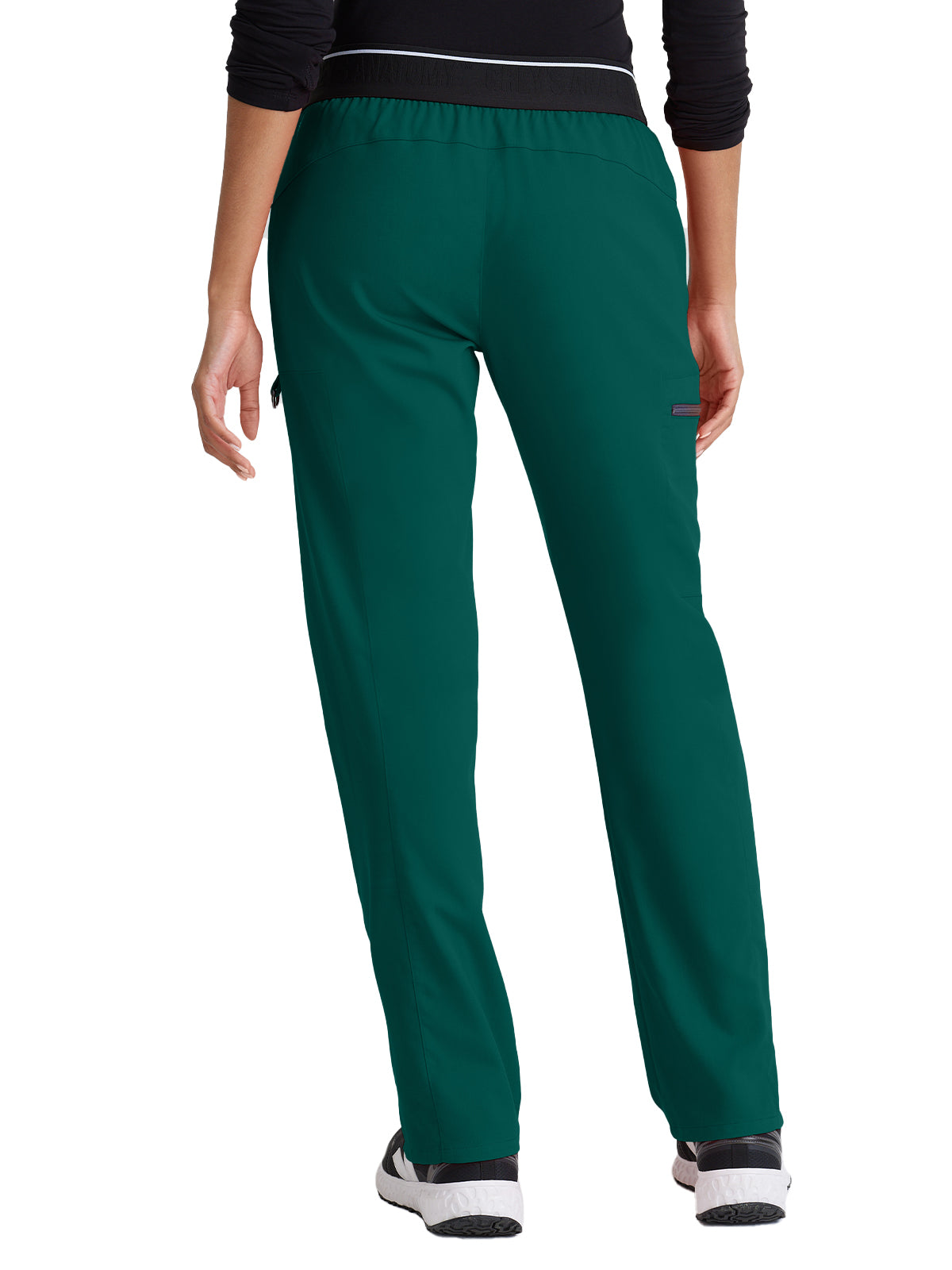 Women's Zip Cargo Pocket Kim Pant - GRSP500 - Hunter Green
